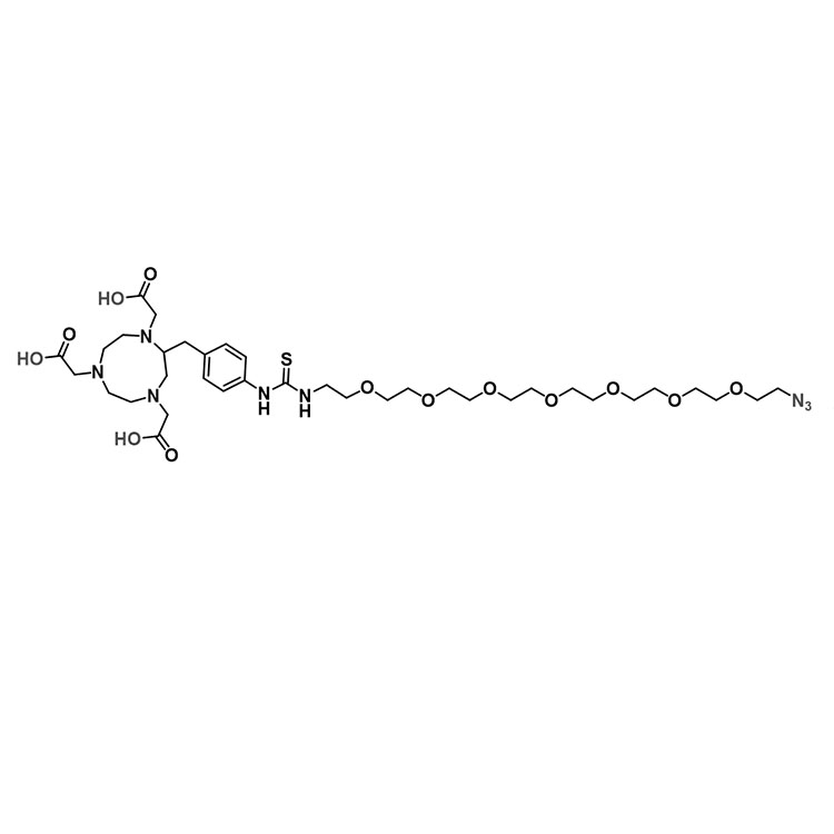 NOTA-PEG7-N3，NOTA-PEG7-azide，NOTA-七聚乙二醇-叠氮