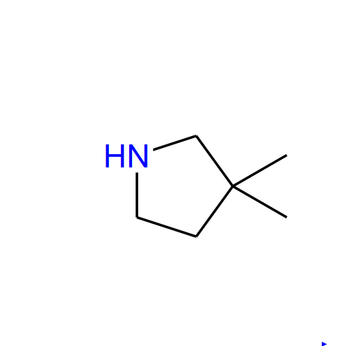 3,3-二甲基吡咯盐酸盐