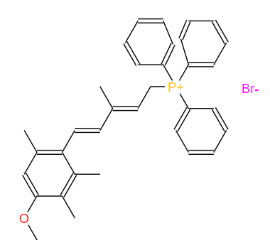 5-(4-甲氧基-2,3,6-(三甲苯基)-3-甲基-戊2,4-二烯-1-溴化三苯磷