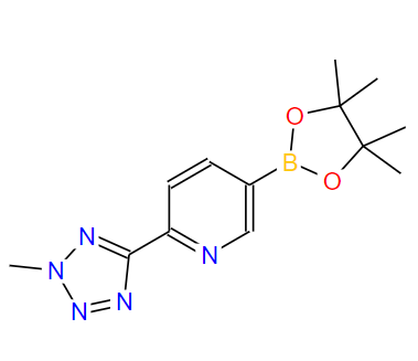 2-(2-甲基-2H-四唑-5-基)吡啶-5-硼酸频哪醇酯