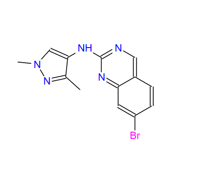 7-溴-N-（1,3-二甲基吡唑-4-基）喹唑啉-2-胺