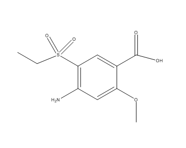 2-甲氧基-4-氨基-5-乙砜基苯甲酸