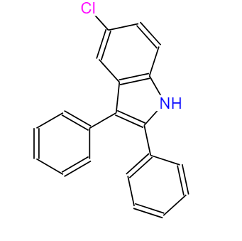 5-氯-2,3-二苯基-1H-吲哚