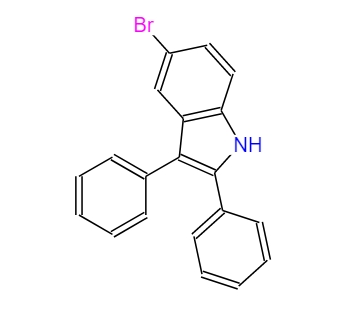 5-溴-2,3-二苯基吲哚