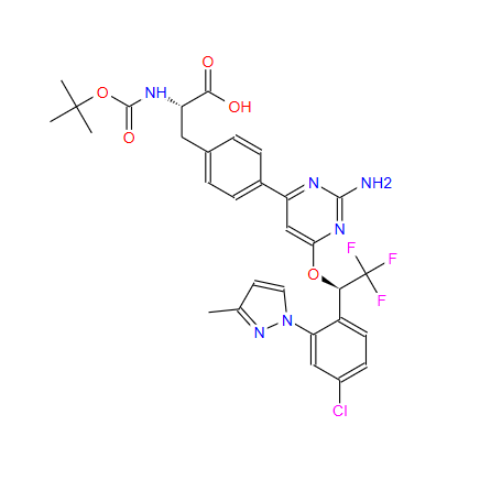 (2S)-2-[(叔丁氧羰基)氨基]-3-[4-[2-氨基-6-[[(1R)