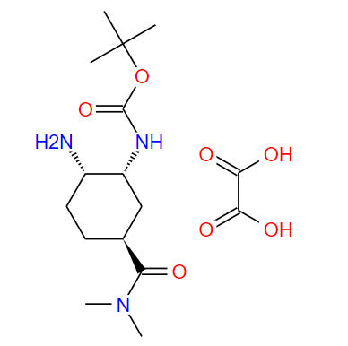 N-[(1R,2S,5S)-2-氨基-5-[(二甲基氨基)羰基]环己基]氨基甲酸叔丁酯草酸盐水合物