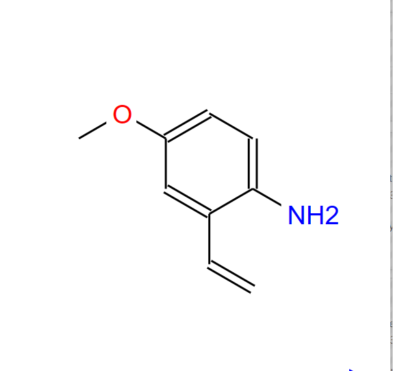  4-甲氧基-2-乙烯基苯胺