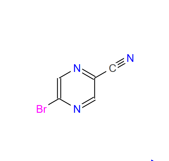 2-溴-5-氰基吡嗪