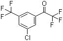 CAS 登录号：1125812-58-9, 1-[3-氯-5-(三氟甲基)苯基]-2,2,2-三氟乙酮