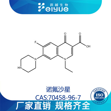 诺氟沙星原料99%高纯粉--菲越生物