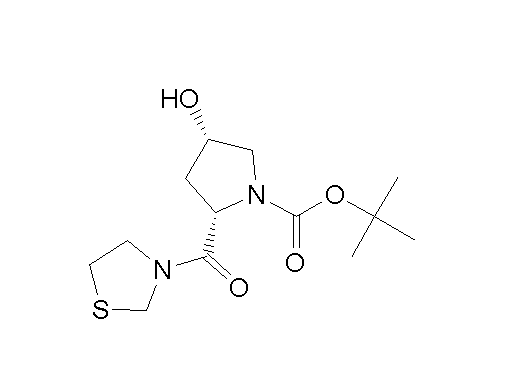 tert-Butyl (2S,4S)-4-hydroxy-2-(thiazolidine-3-carbonyl)pyrrolidine-1-carboxylate