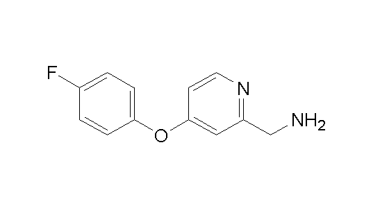 (4-(4-Fluorophenoxy)pyridin-2-yl)methanamine