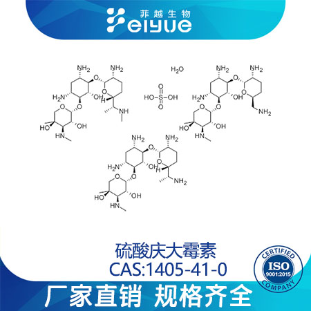 硫酸庆大霉素原料99%高纯粉--菲越生物