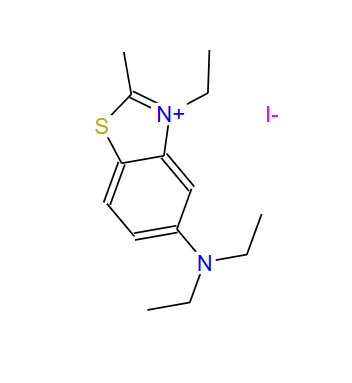 884241-42-3；5-二乙氨基-N-乙基-2-甲基苯并噻唑鎓碘化物