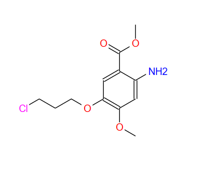 2-氨基-5-(3-氯丙氧基)-4-甲氧基苯甲酸甲酯