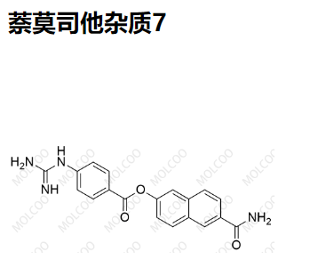 萘莫司他杂质7  C19H16N4O3 