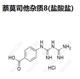 萘莫司他杂质8(盐酸盐)   63101-32-6  C9H11N5O2.HCl