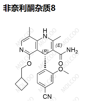 非奈利酮杂质8  	2389019-47-8   C24H26N4O3 