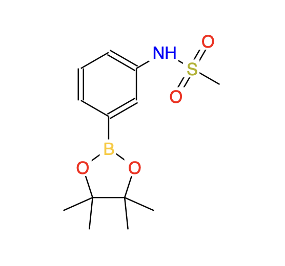 3-甲磺酰氨苯基硼酸频那醇酯