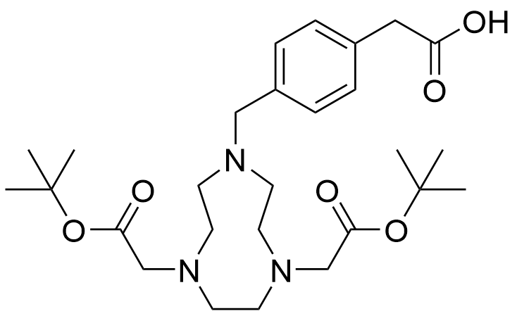 2-{4-[(4,7-bis-tert-butoxycarbonylmethyl)-[1,4,7]-triazacyclononan-1-yl methyl]phenyl}acetic acid