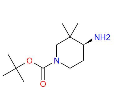 (4S)-4-氨基-3,3-二甲基哌啶-1-甲酸叔丁酯