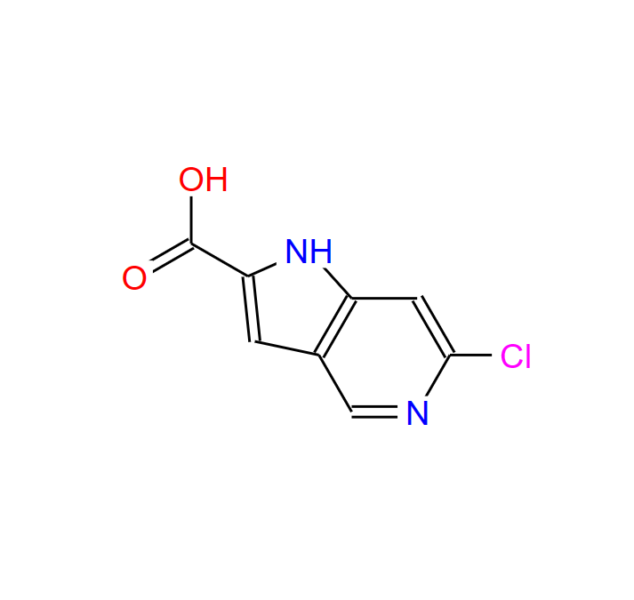 6-氯-1H-吡咯并[3,2-C]吡啶-2-甲酸