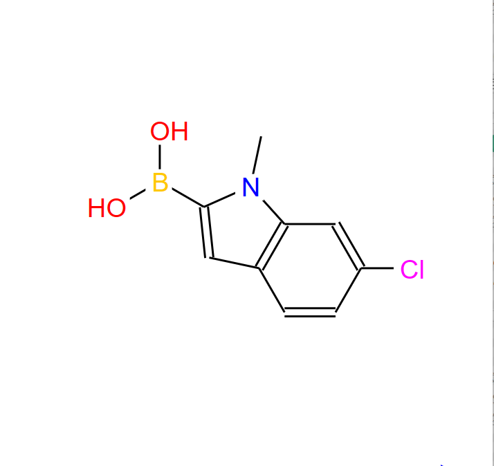 6-氯-1-甲基吲哚-2-硼酸
