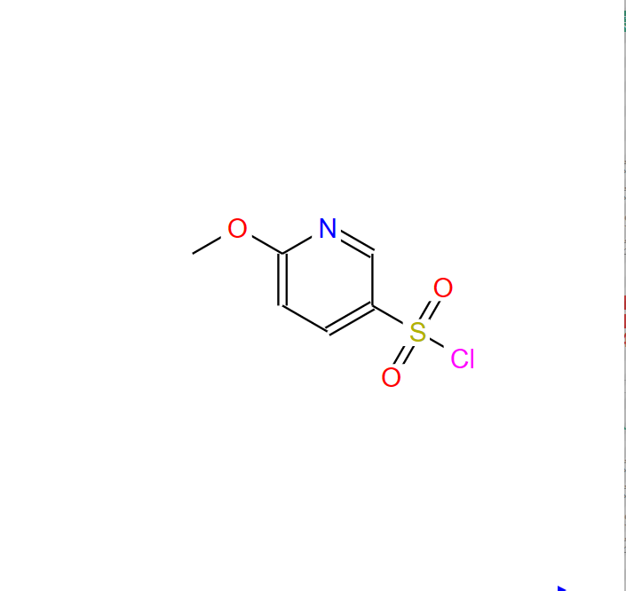 6-甲氧基吡啶- 3 -磺酰氯