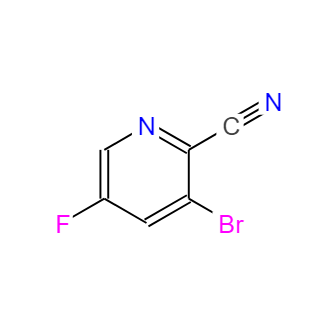 3-溴-5-氟-2-氰基吡啶