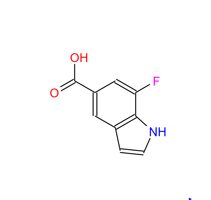 7-氟-1H-吲哚-5-羧酸