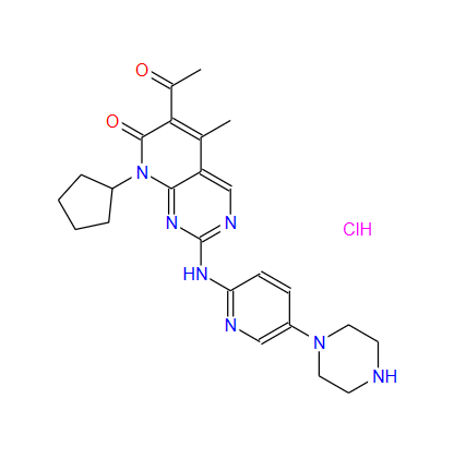 6-乙酰基-8-环戊基-5-甲基-2-[[5-(1-哌嗪基)-2-吡啶基]氨基]