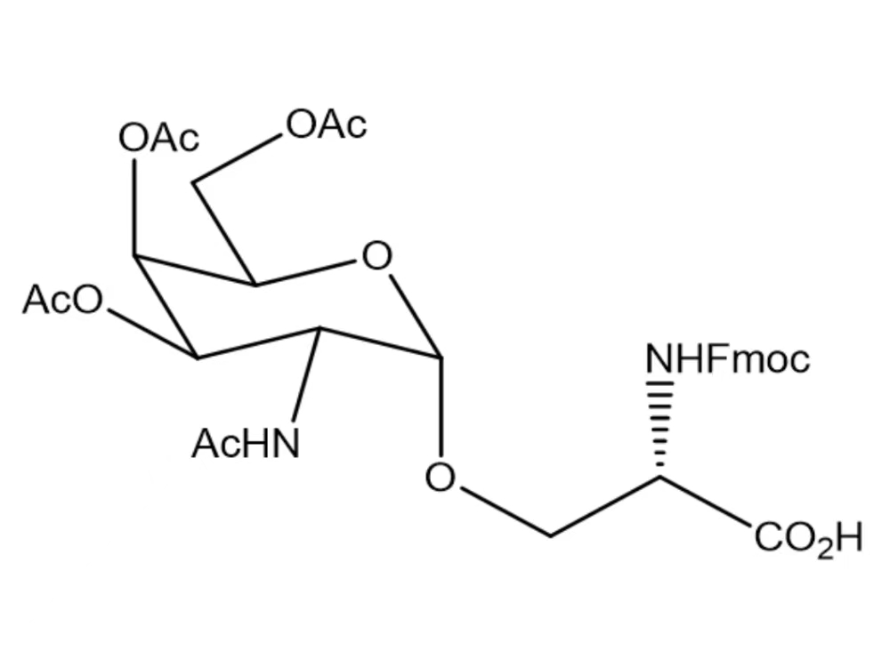 N-芴甲氧羰基-O-BETA-(2-乙酰氨基-2-脱氧-3,4,6-三-O-乙酰基-ALPHA-D-吡喃半乳糖基)-L-丝氨酸 120173-57-1