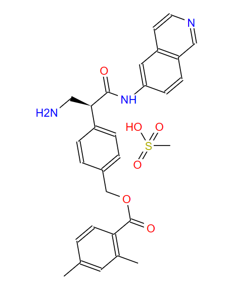 1422144-42-0；奈他地尔 二甲磺酸盐