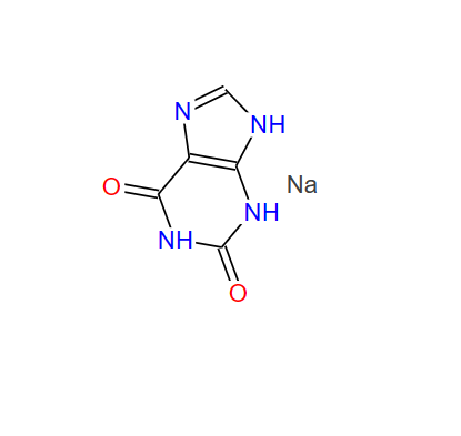1196-43-6；黄嘌呤钠盐