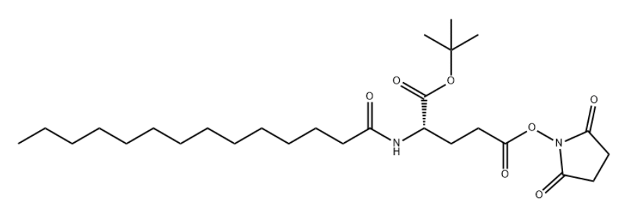 L-Glutamic acid, N-(1-oxotetradecyl)-, 1-(1,1-dimethylethyl) 5-(2,5-dioxo-1-pyrrolidinyl) ester