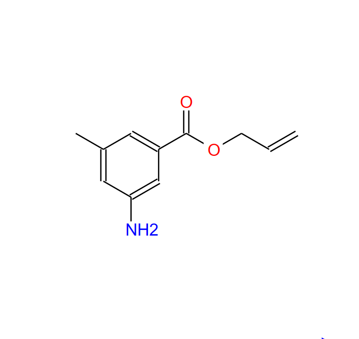 3-氨基-5-甲基苯甲酸烯丙酯