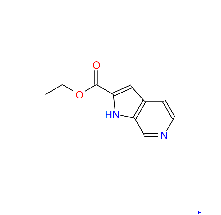 1H-吡咯并[2,3-C]吡啶-2-羧酸乙酯