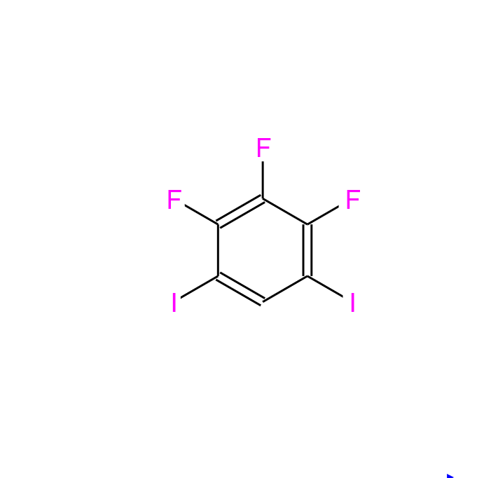 2，3，4-三氟-1，5-二碘苯