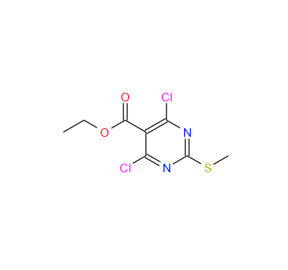 4,6-二氯-2-(甲基硫代)-5-嘧啶羧酸乙酯