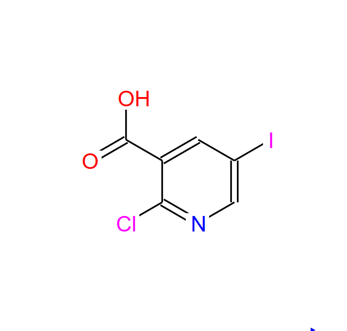 2-氯-5-碘烟酸