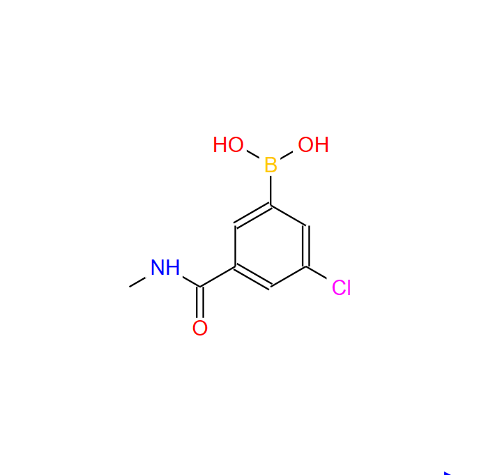 N-甲基 3-硼-5-氯苯甲酰胺