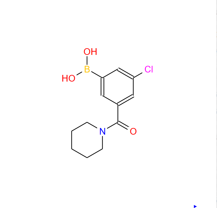 3-氯-5-哌啶-1-羰基苯硼酸
