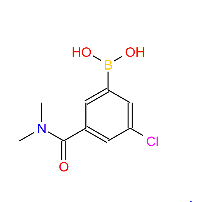 N-二甲基 3-硼-5-氯苯甲酰胺