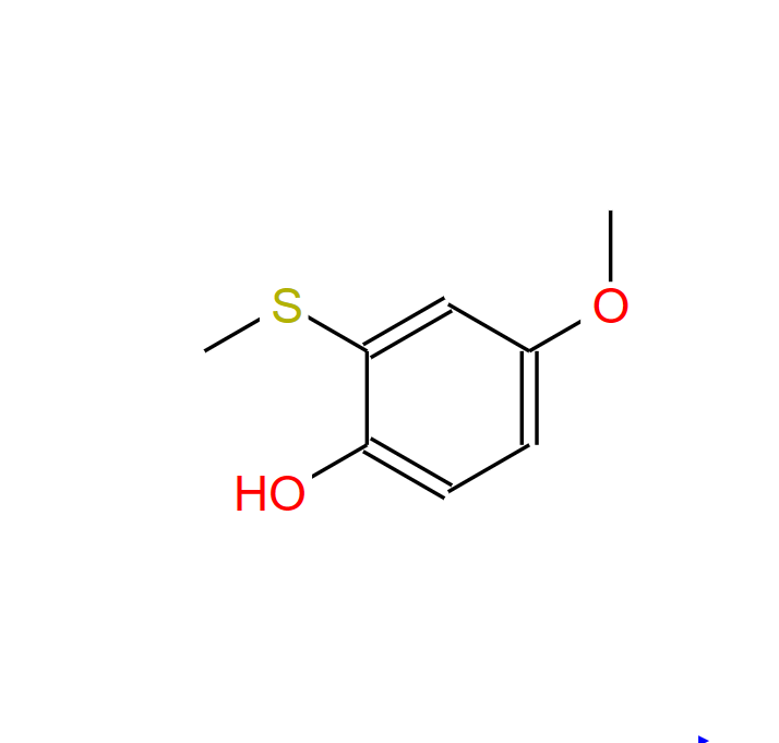 4-甲氧基-2-甲硫基苯酚