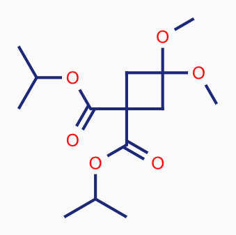 3,3-二甲氧基环丁烷-1,1-二甲酸二异丙酯