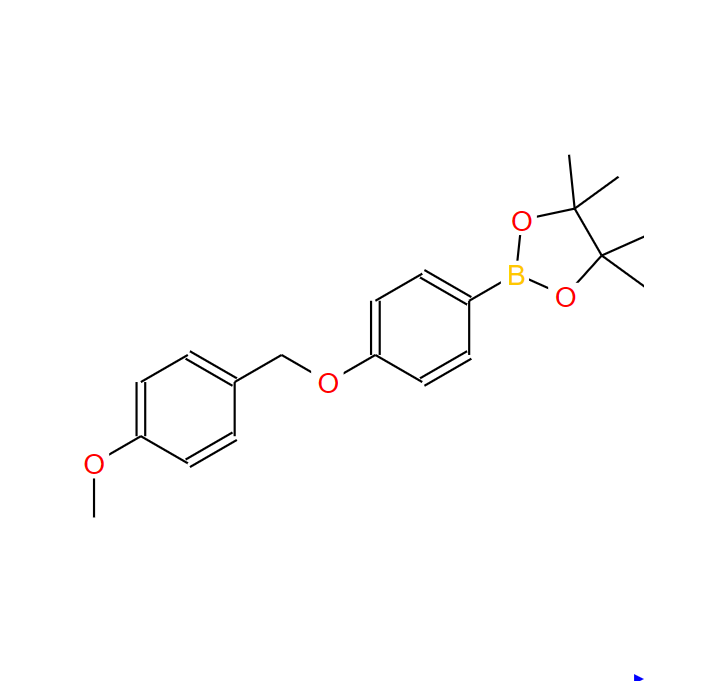 2-{4-[（4-甲氧基苯基）甲氧基]苯基}-4，4，5，5-四甲基-1，3，2-二氧杂硼烷