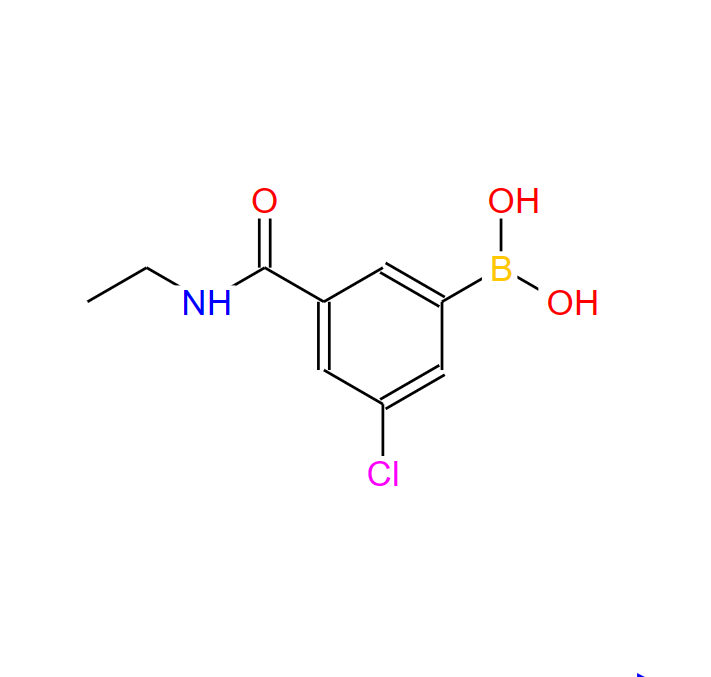 N-乙基 3-硼-5-氯苯甲酰胺