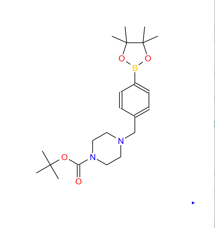 4-(4-BOC-哌嗪甲基)苯基硼酸频哪醇酯