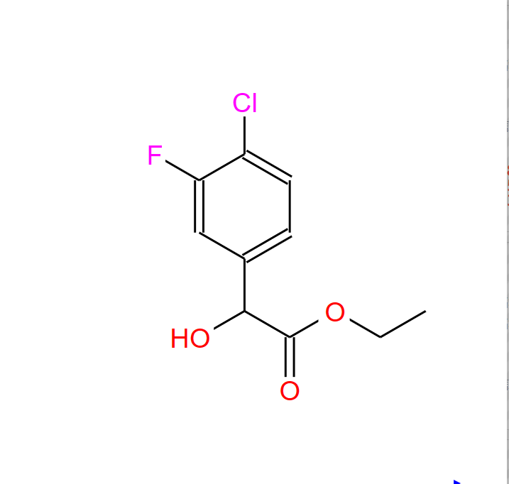 乙基 2-(4-氯-3-氟苯基)-2-羟基醋酸盐