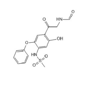 N-[5-羟基-4-(2-甲酰氨基)乙酰基-2-苯氧基]苯基甲磺酰胺